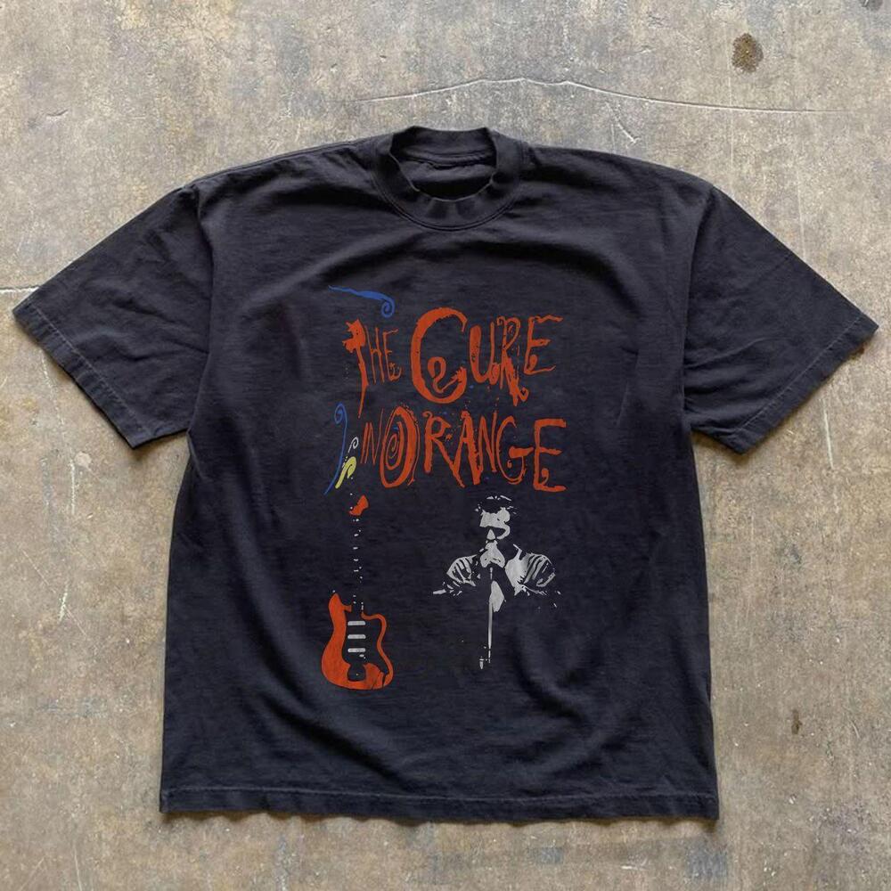 The Cure In Orange 1986 Concert Rock Band Tour Graphic Tee